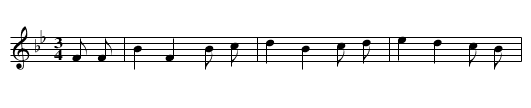 O du schöner Rosengarten - staff notation