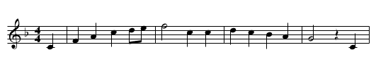 O FREDA UEBER FREDA - staff notation