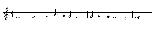 O invida fortuna - staff notation