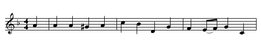 O Little Town of Bethleham - staff notation