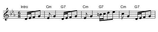 O Maria, Mari   [Cm,C] - staff notation