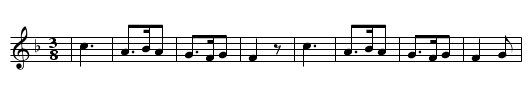 O MODER DE FINKEN SIND DUD - staff notation
