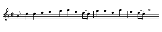 O Mother Roger - staff notation