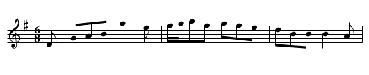 O My Dear Judy - staff notation