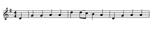 O No John - staff notation