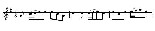 O Rouke's Feast - staff notation