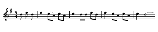 O ru, ru, ru - staff notation