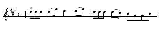 O SHE'S COMING - staff notation