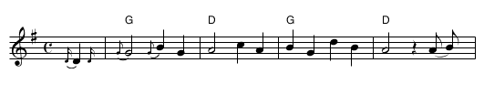 O Straßburg... - staff notation