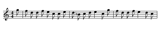 O Susato - staff notation