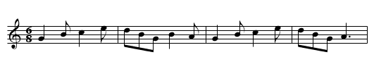 O! The Weary Waters of Tyne - staff notation