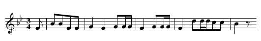 O wat e klenge Man! (193), S. 422 - staff notation