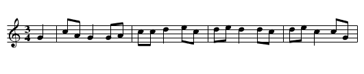 O what a foolish Girl was I - staff notation