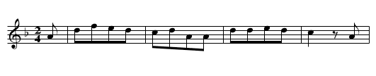 O will ye marry my daughter Janet - staff notation