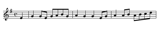 O Woman of the House - staff notation