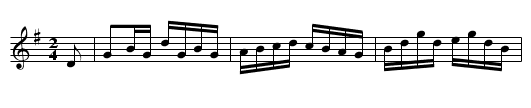 Oak Hill Reel - staff notation