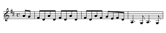 Oak Tree - staff notation