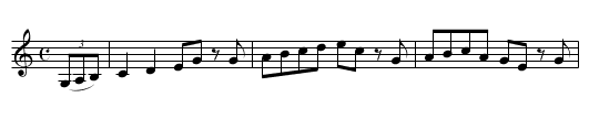 OAKLAND GARDEN - staff notation
