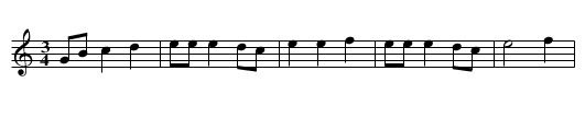 Obertas - staff notation