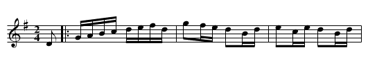 O'Carolan's Draught - staff notation