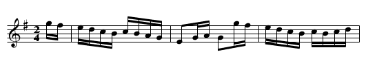 O'Carolan's Receipt for Drinking - staff notation