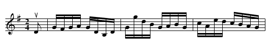 OCCIDENTAL -- HORNPIPE - staff notation