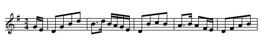 Ocean Waves [2] - staff notation