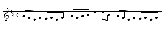 O'Connell’s Reel [2] - staff notation