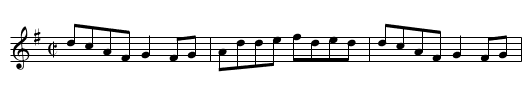 O'Connell's Trip to Parliament - staff notation