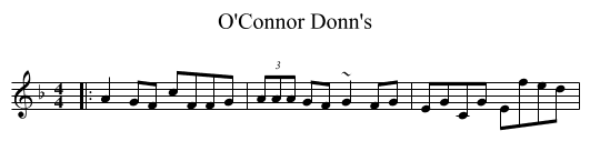 O'Connor Donn's - staff notation