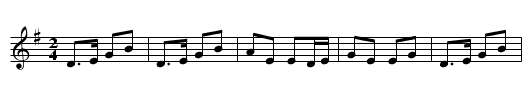 O'Connors - staff notation