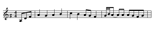 Odessa bulgarish - staff notation