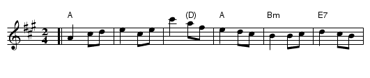 O'Donnel Abu - staff notation