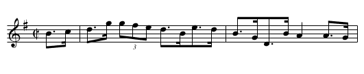 O'Donnell's Hornpipe - staff notation