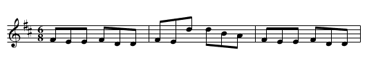 O'Donnell's March [3] - staff notation