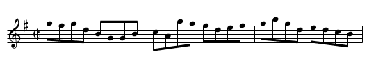 O'Donovan Reel [2] - staff notation