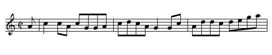 O'er Bogie - staff notation