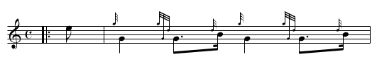 O'er Muir Amang the Heather - staff notation
