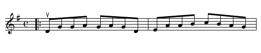 O'ER THE MUIR AMANG THE HEATHER - staff notation