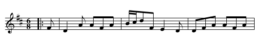 O'er the Water to Charlie - staff notation