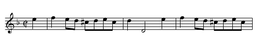 Of Noble Race was Shenkin - staff notation