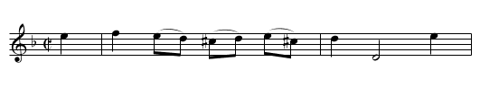 Of noble Race was Shinkin - staff notation