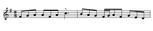 O'Farrell's Welcome to Limerick - staff notation