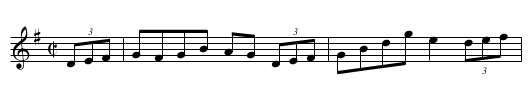 Off to California - staff notation