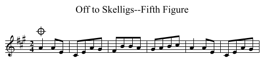Off to Skelligs--Fifth Figure - staff notation