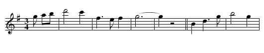 Offener Walzer - staff notation