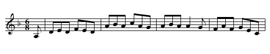 O'Gallagher's Frolics - staff notation