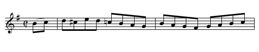 O'Gallagher's Hornpipe              1617 - staff notation