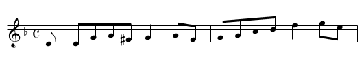 Oh, girl of the golden tresses - staff notation