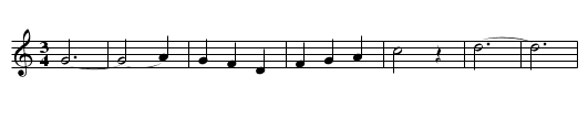 Oh, Lovely Appearance of Death - staff notation